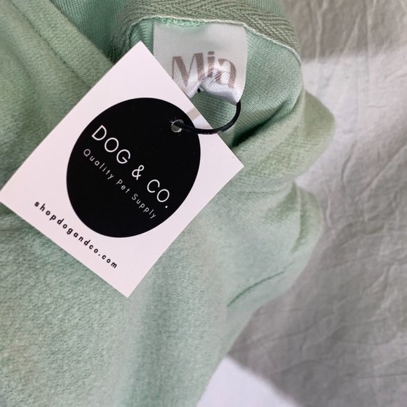 Mia & Co The Basics Dog Hoodie in Summer Seafoam - Picture 9 of 10